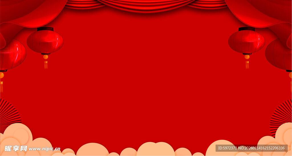红色喜庆背景图