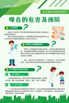 噪音危害与预防知识海报