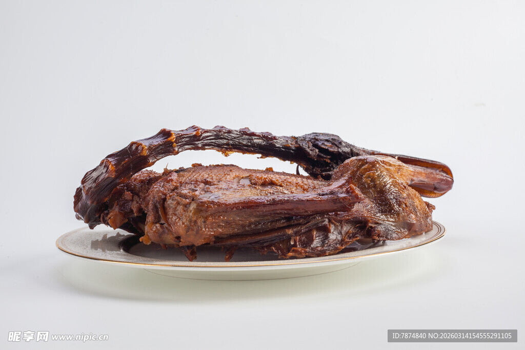 美味卤制大鸭头