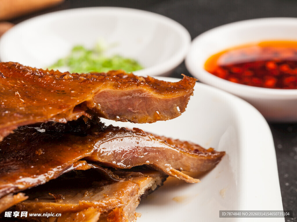 美味酱卤鸭肉片