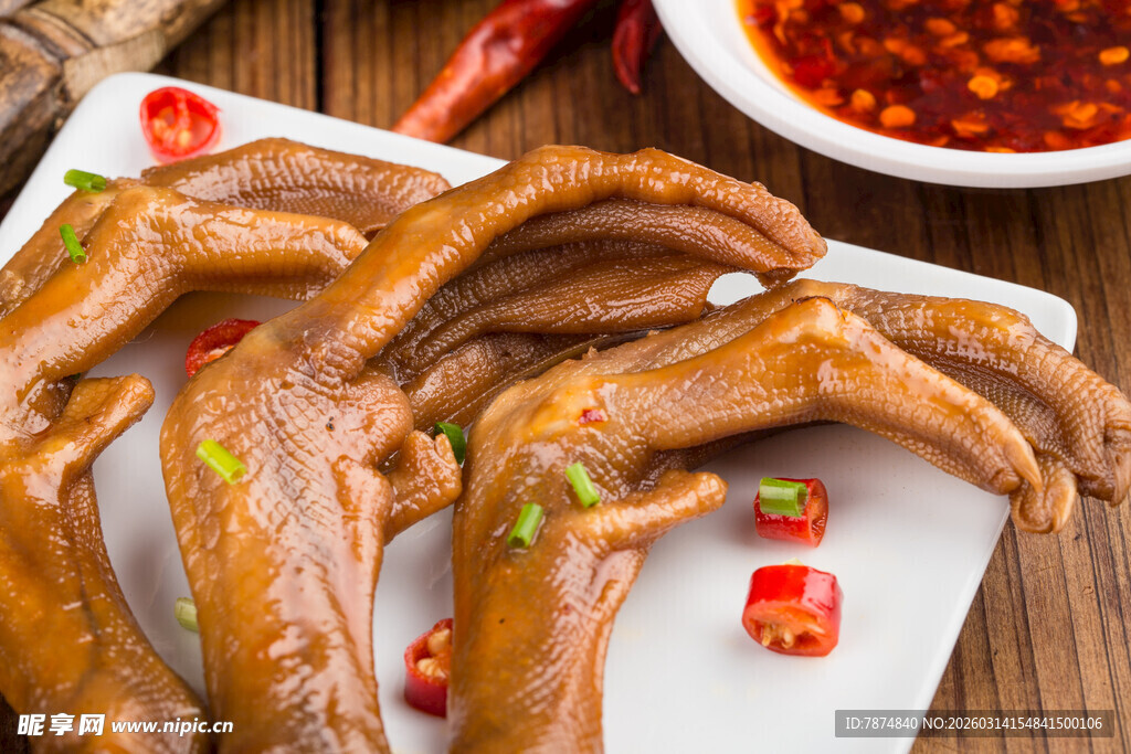 卤味鸭爪 舌尖上的美味