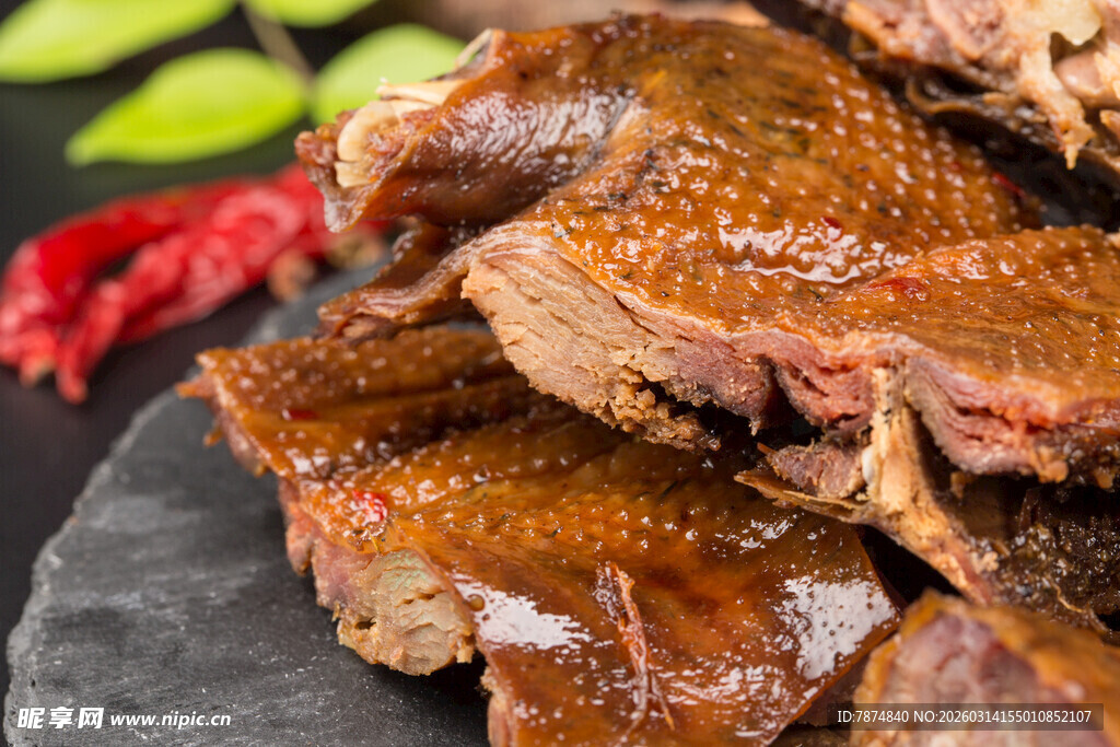 美味卤鸭 色泽诱人