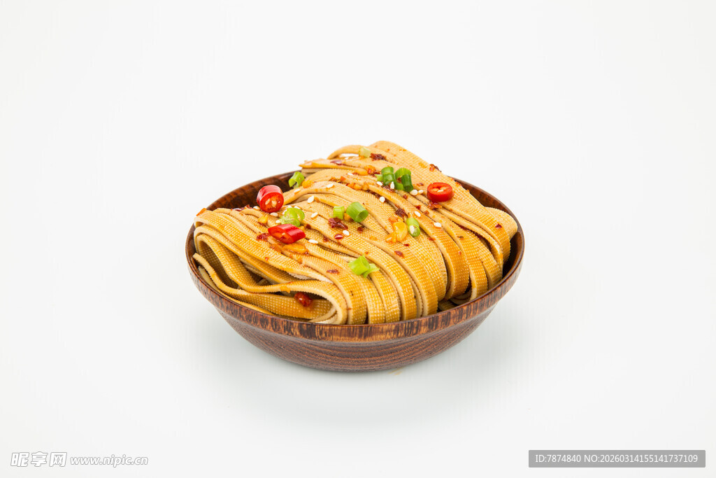 美味花卷摆于碗中