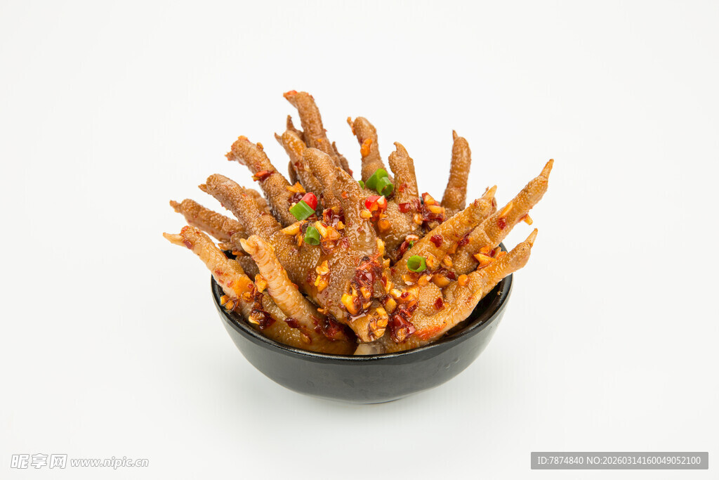 美味香辣凤爪 色泽诱人