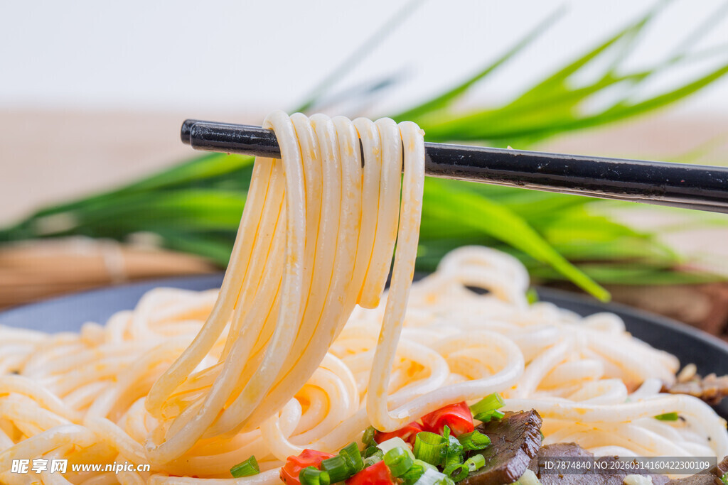 美味拉面特写