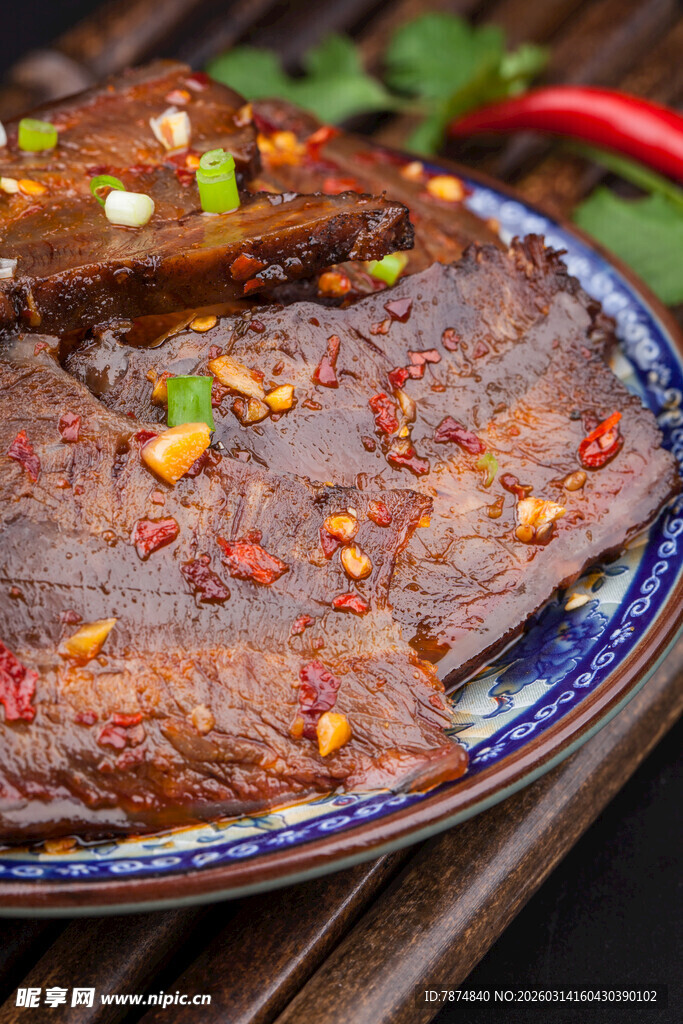香辣卤牛肉 美味诱人