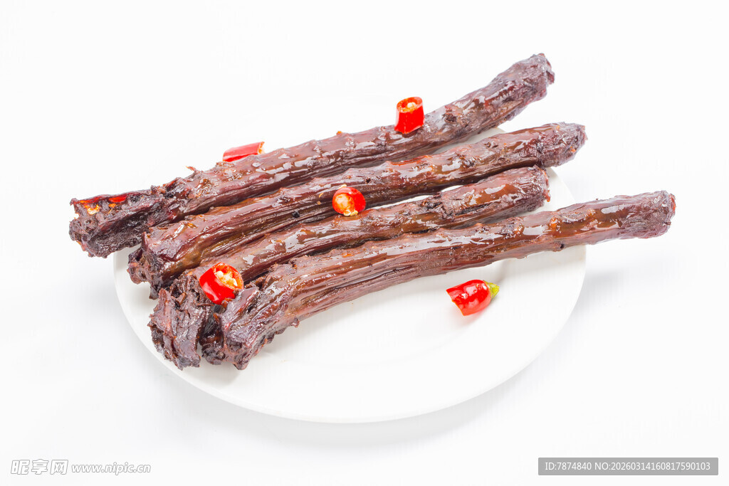 香辣鸭脖诱人美味