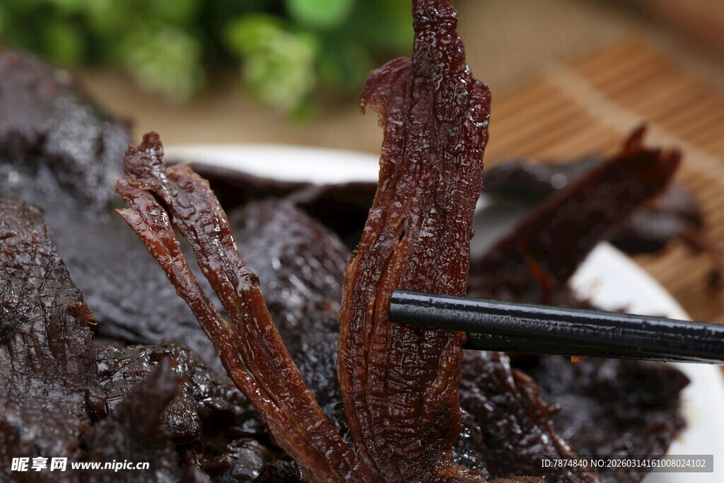 美味卤酱牛肉特写