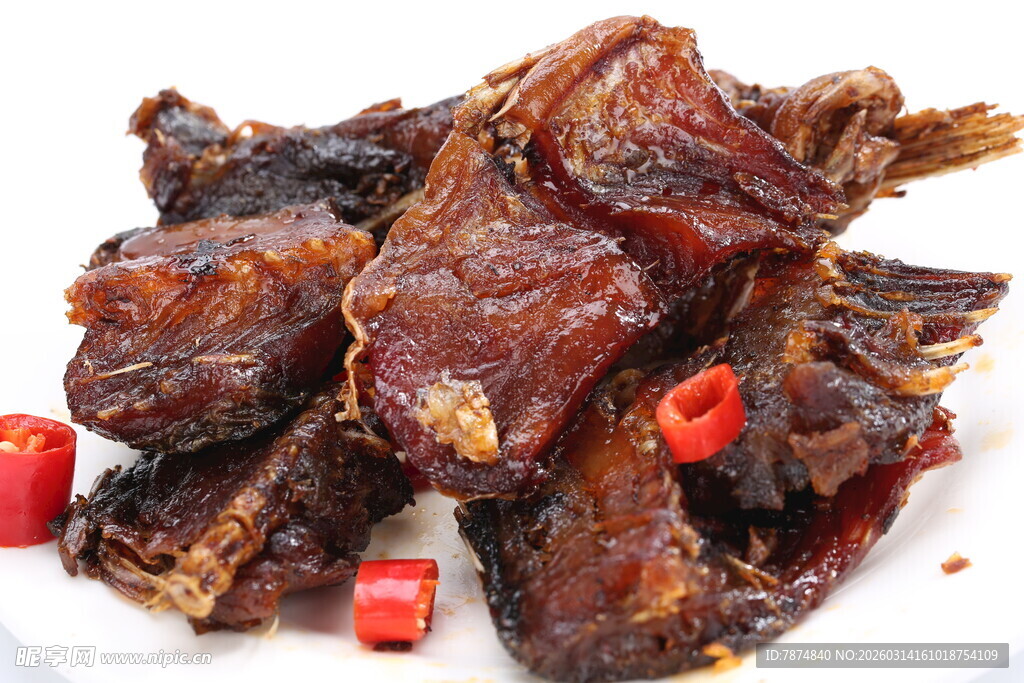 美味风干鸭肉块