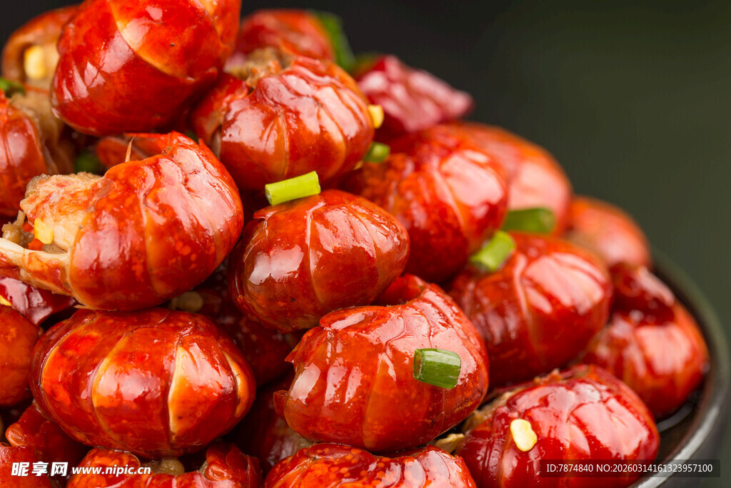 美味诱人的红烧小龙虾