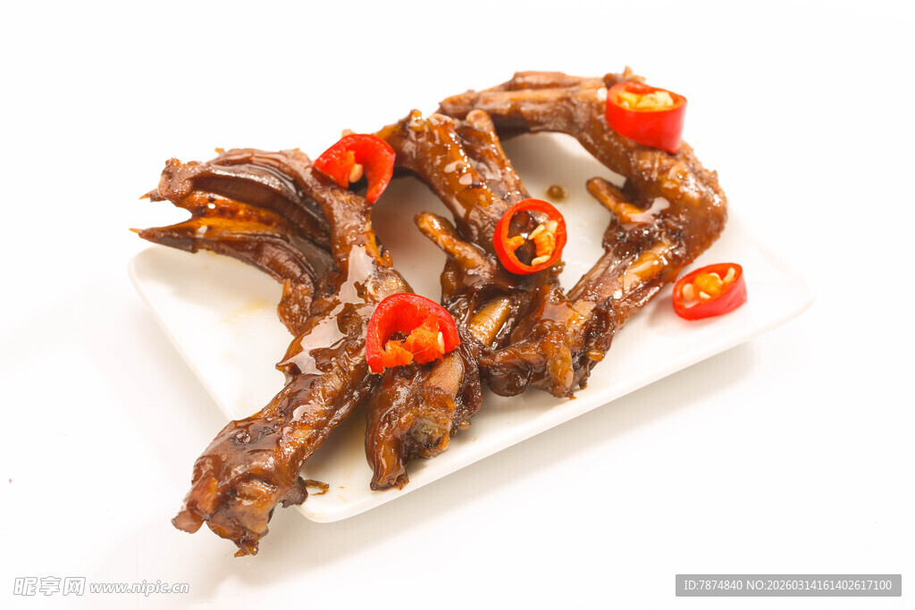 香辣美味鸭锁骨