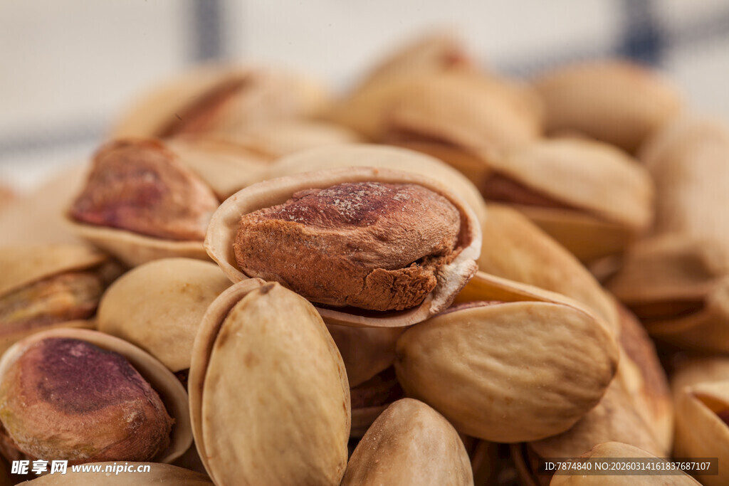 美味开心果特写