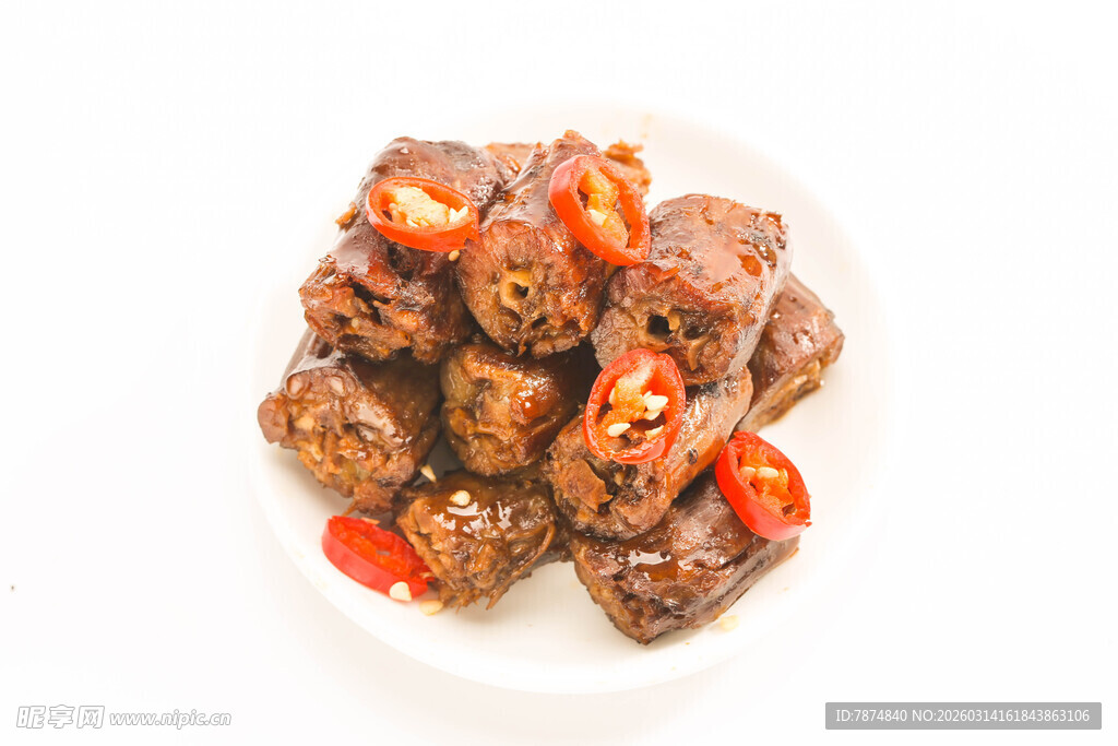 香辣鸭脖美味诱人