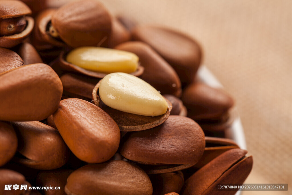 美味巴西坚果特写