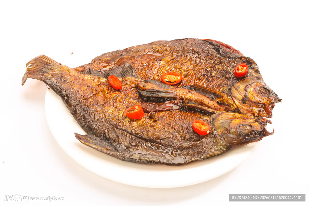 香辣煎制扁平鱼