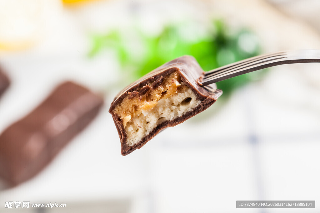 美味夹心巧克力诱人一刻