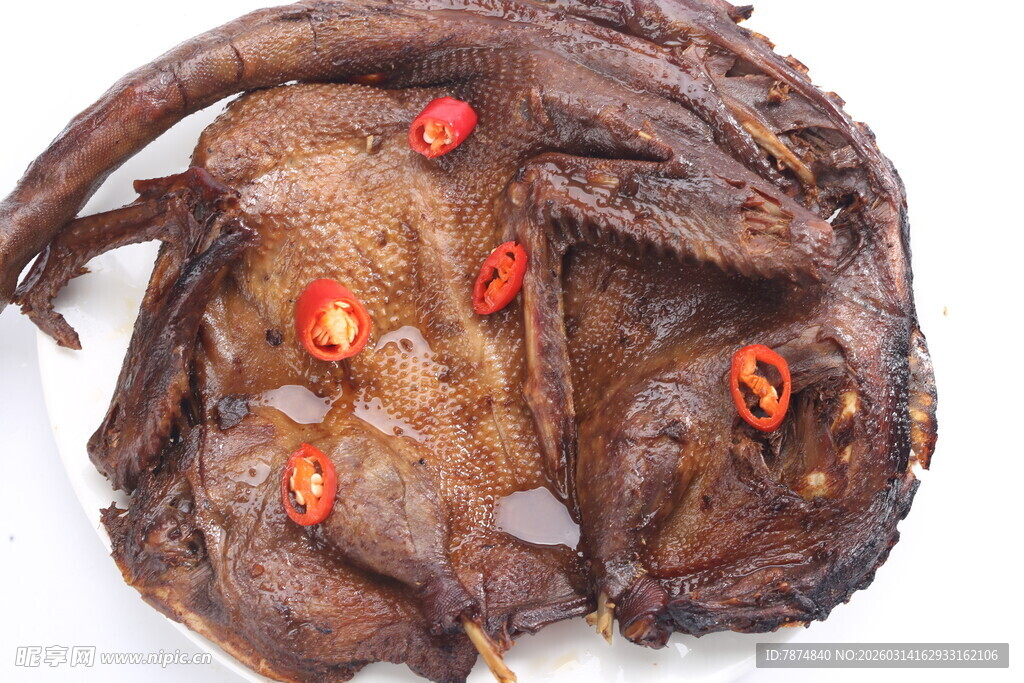 卤味鸭货 色泽诱人