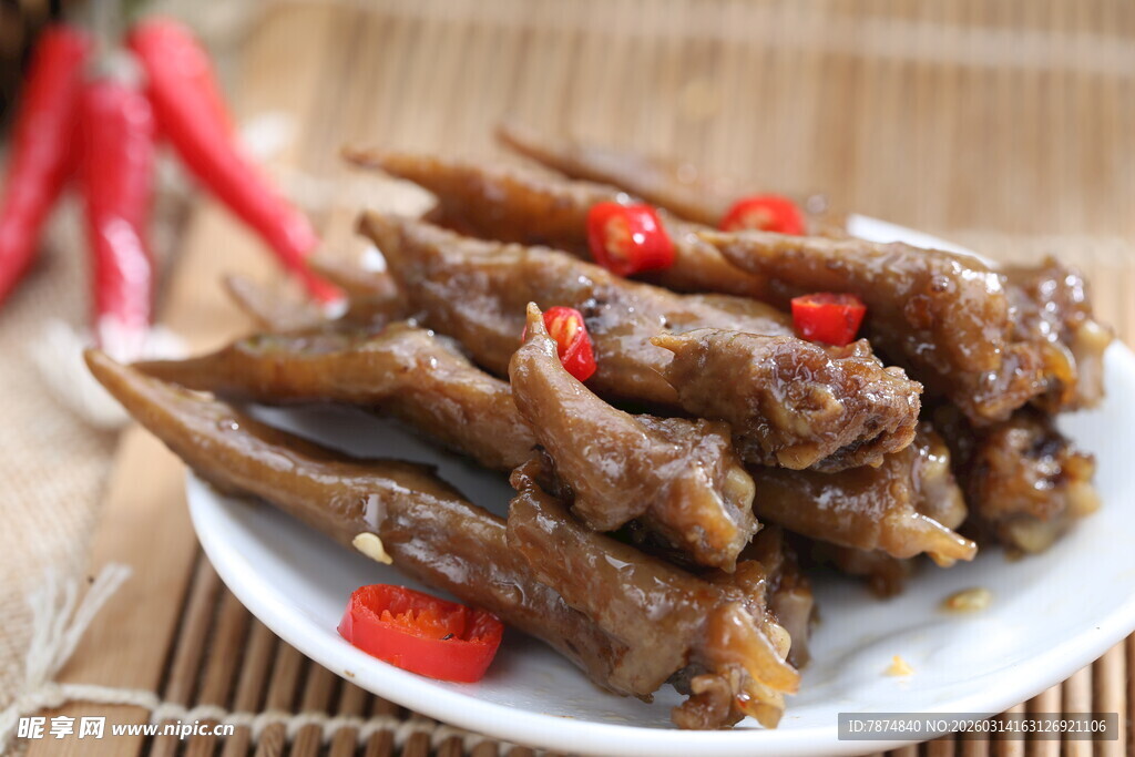 香辣美味鸭舌头