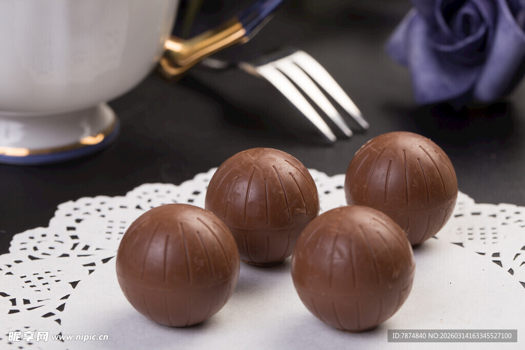 美味巧克力球 精致诱人