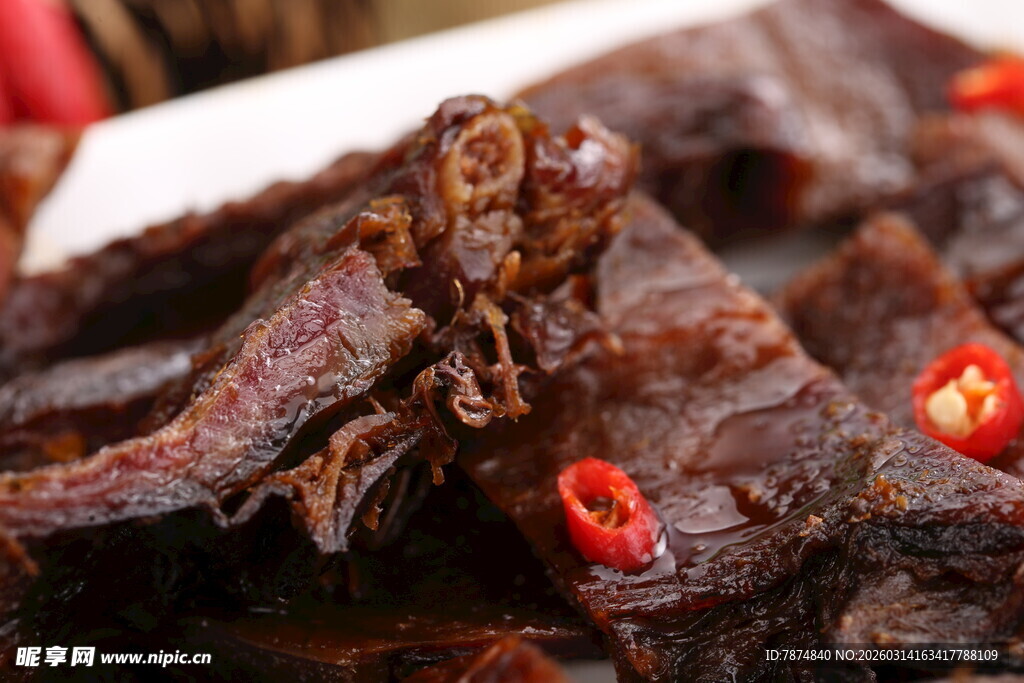 香辣风干牛肉干诱人美味