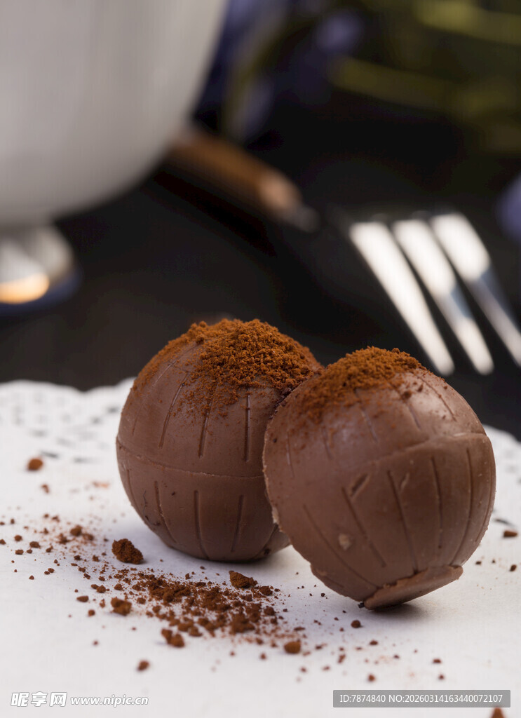 美味巧克力松露