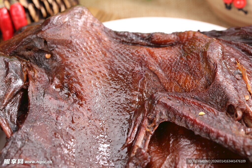 卤味熟食特写