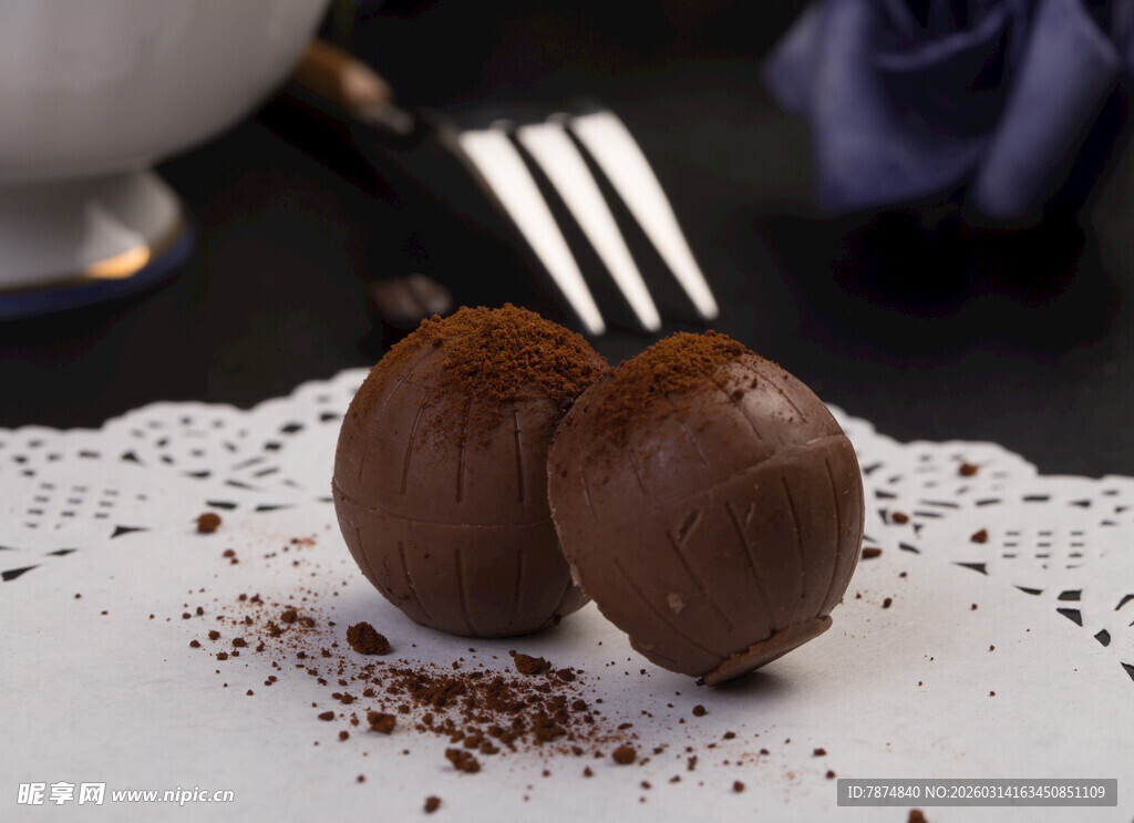 美味巧克力松露