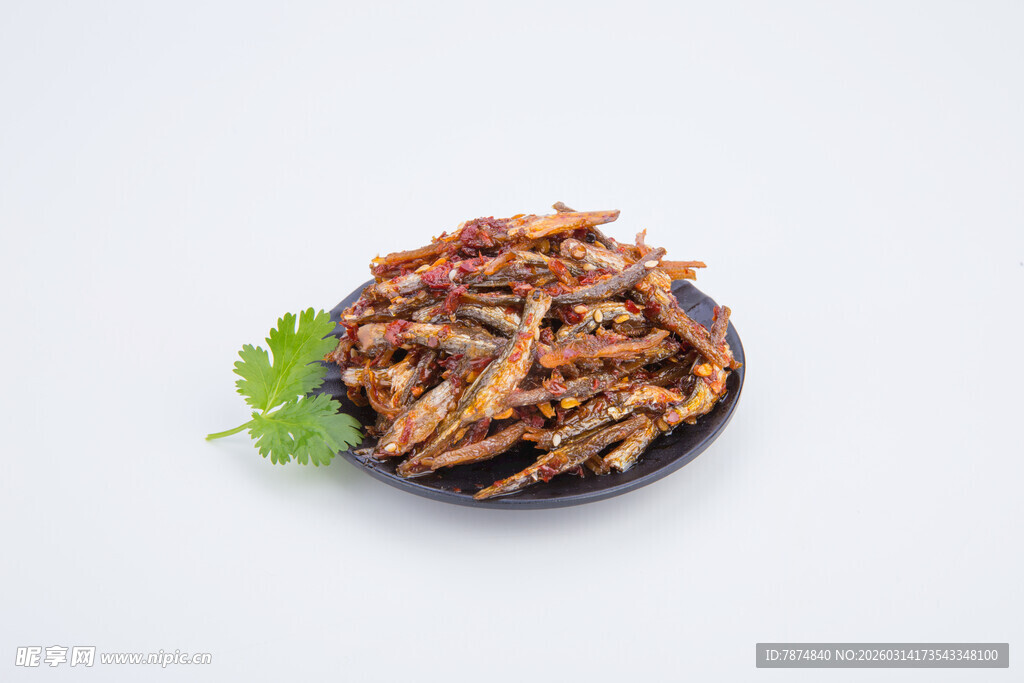 美味油炸小鱼干