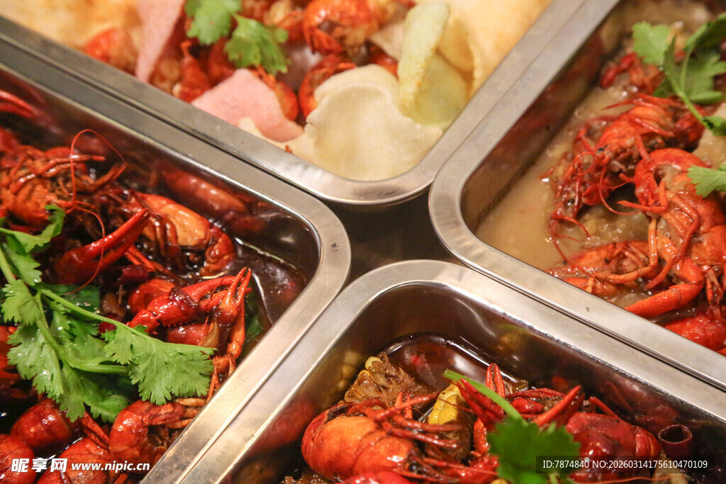 美味小龙虾拼盘大赏