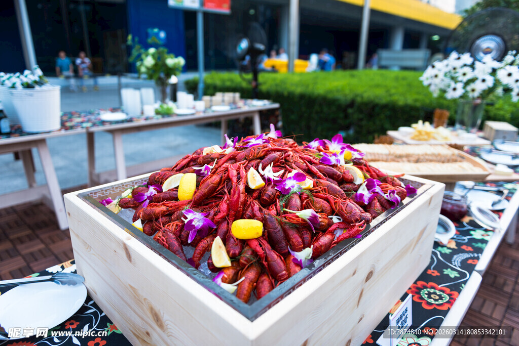 多彩辣椒摆盘展示