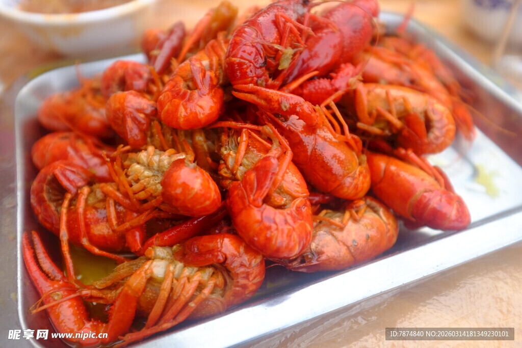 美味小龙虾 诱人色泽