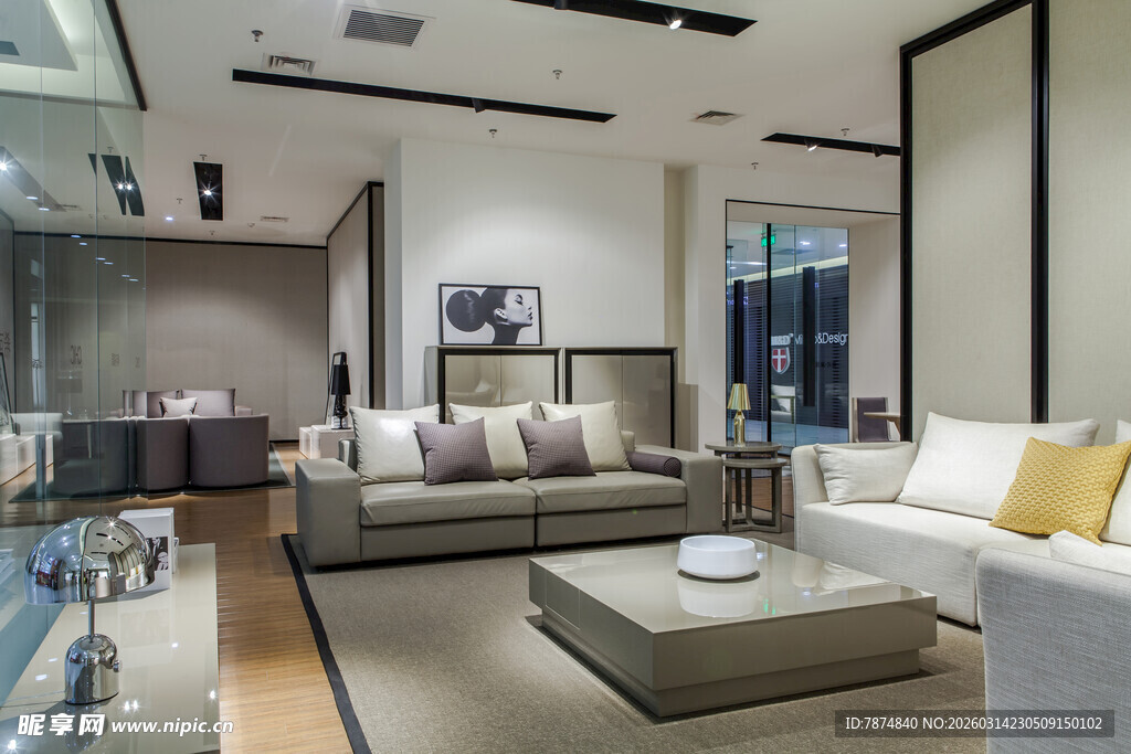 现代简约风格客厅空间