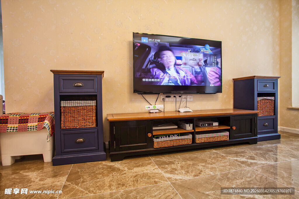 现代时尚家庭音响电视组合