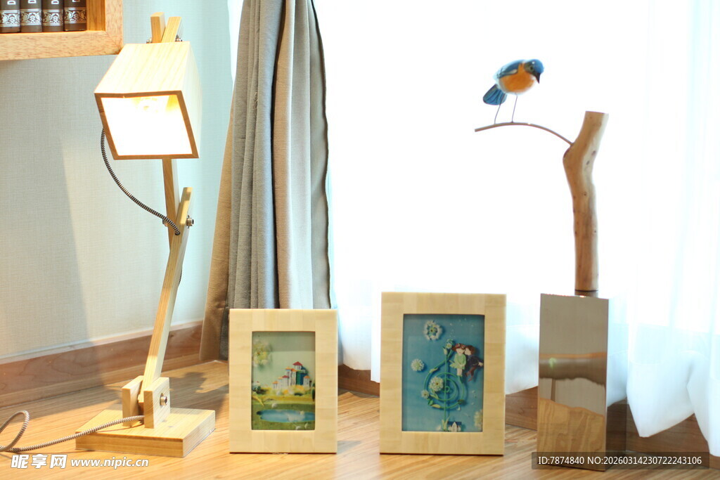 温馨室内的自然风装饰摆件