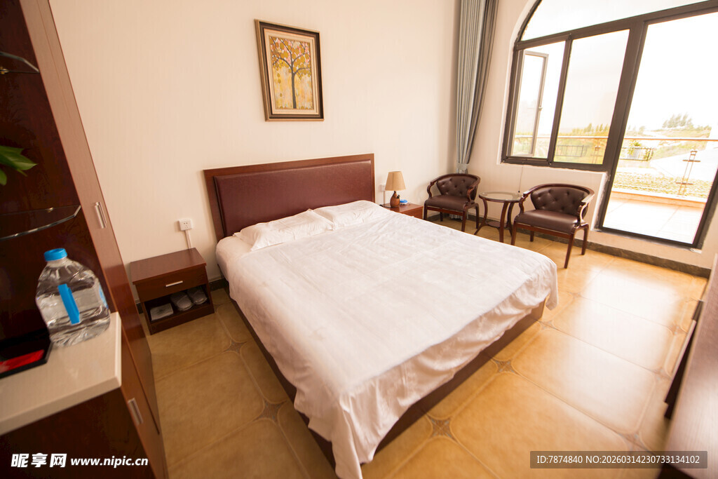 温馨卧室室内场景展示