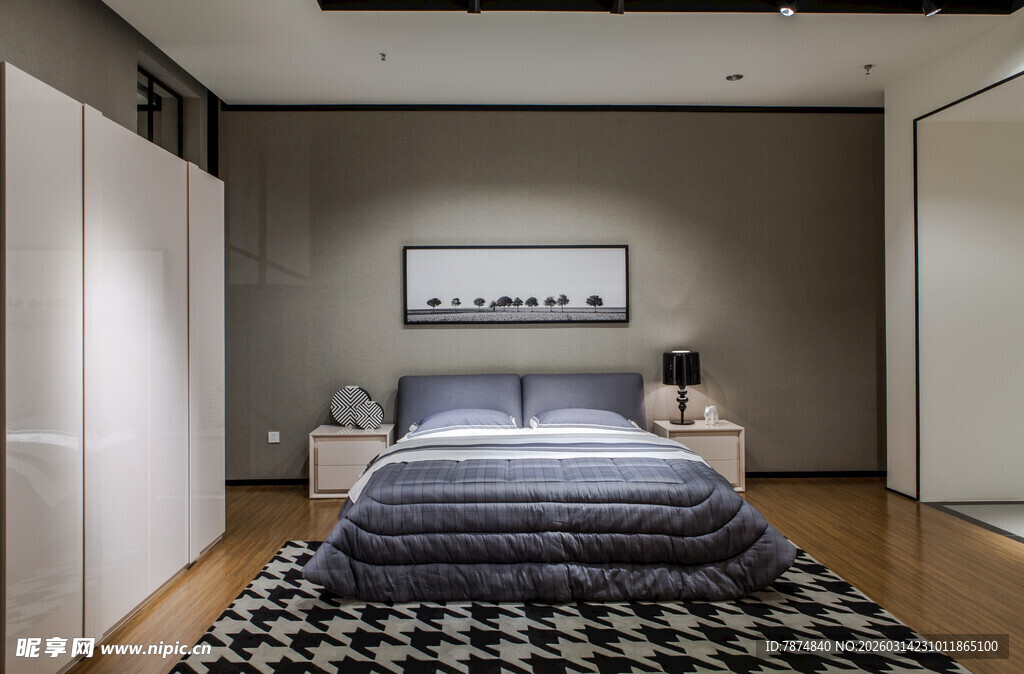现代简约风格卧室展示