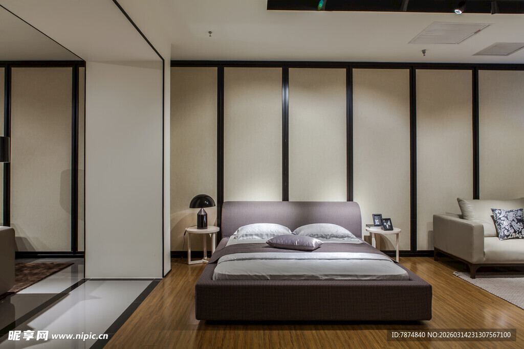 现代简约风格卧室展示