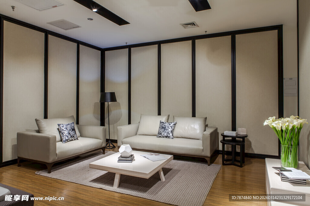 现代简约风格客厅一角