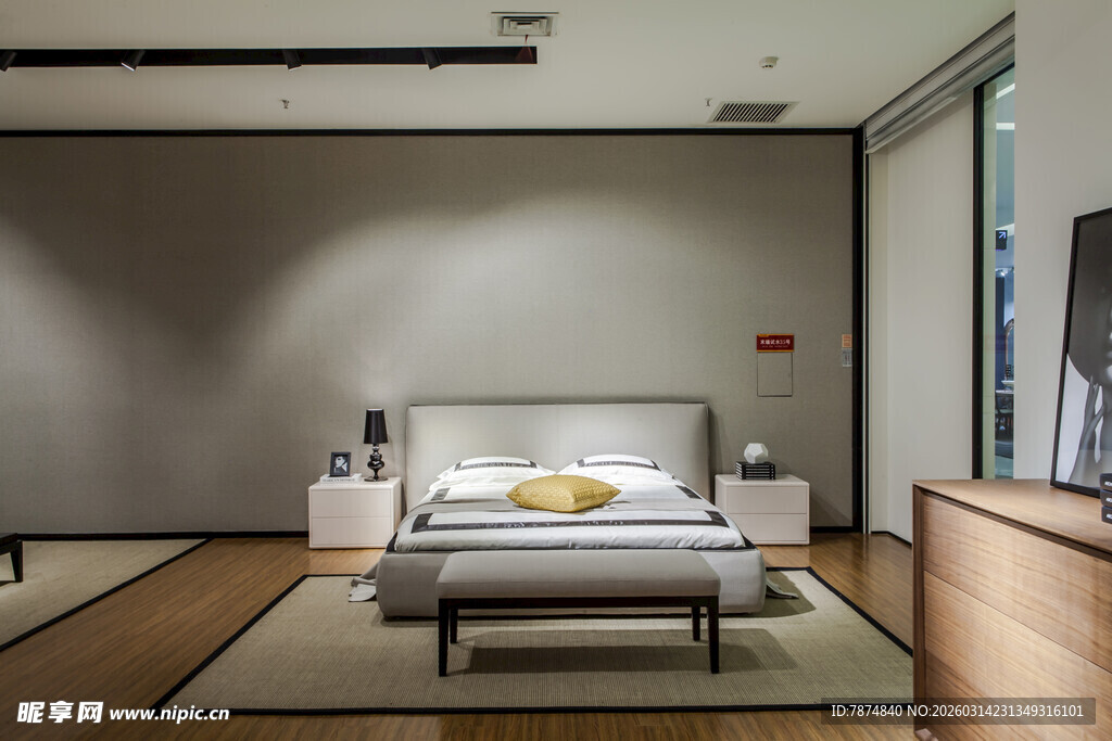 现代简约风卧室一角