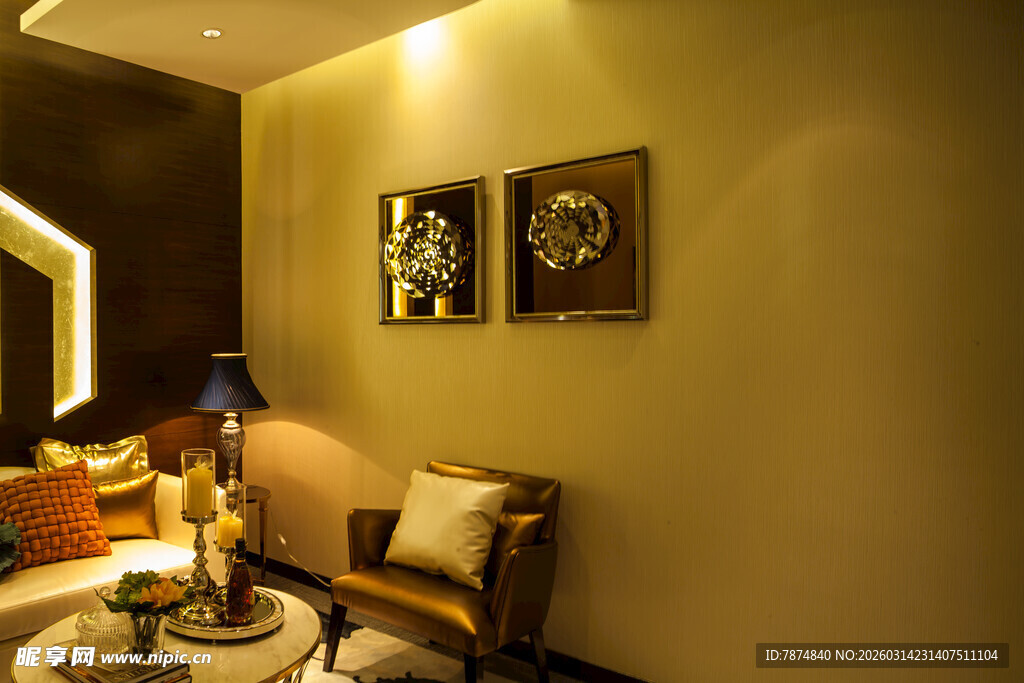 温馨雅致的客厅一角