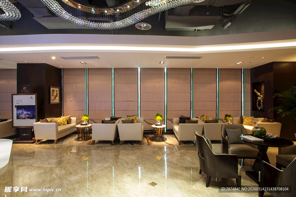 现代风格豪华休息区