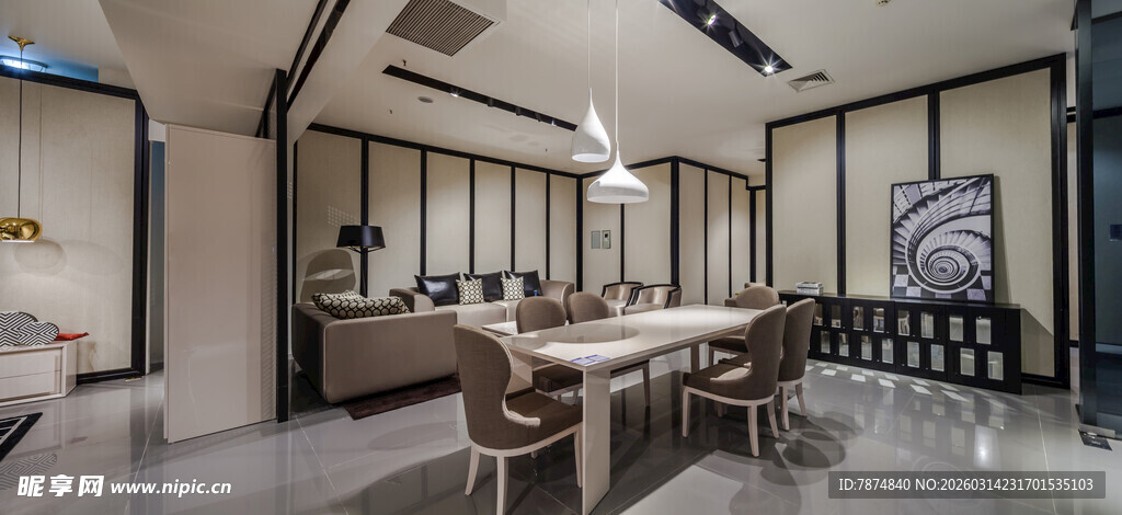 现代简约风格餐厅设计