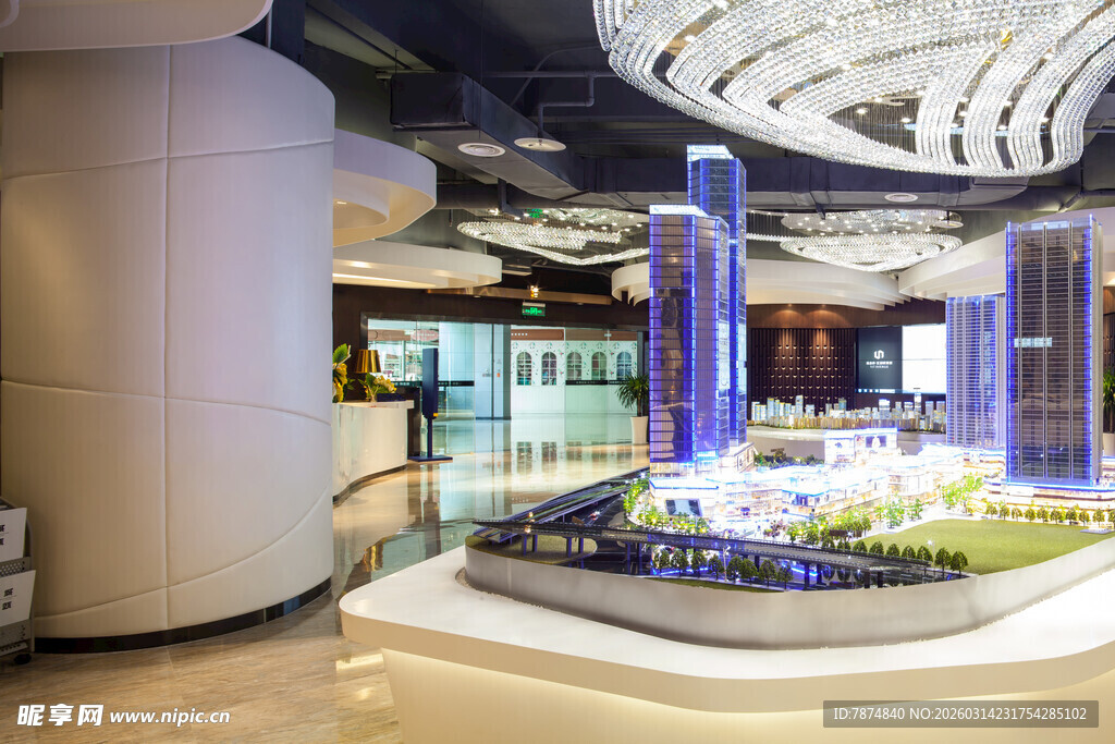 现代科技展厅精致景观