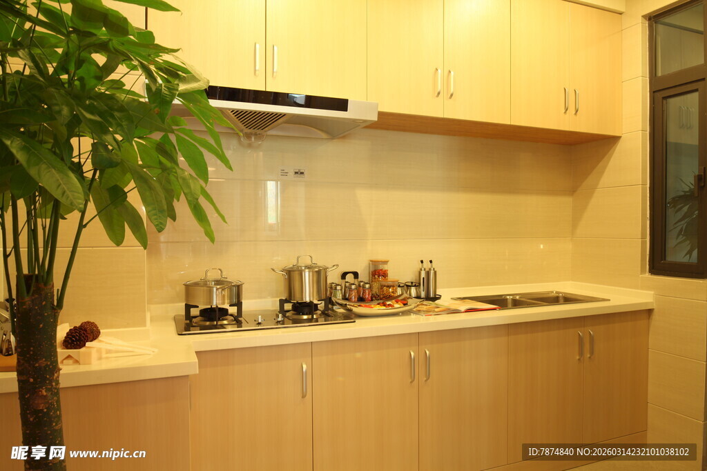 现代简约风温馨厨房角落