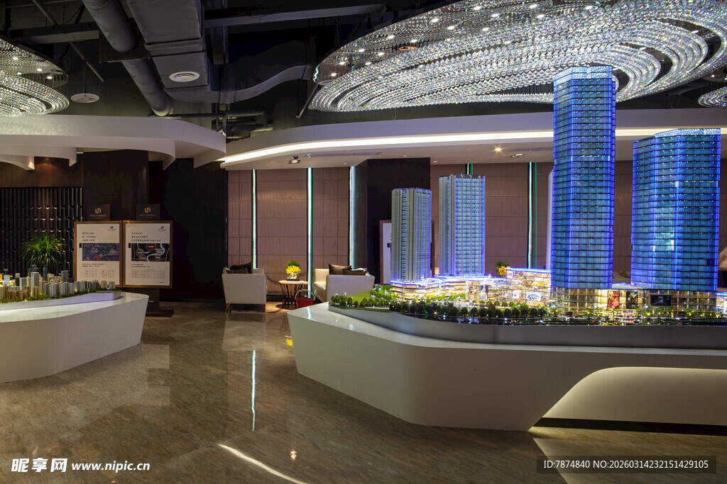 科技展厅模型展示空间