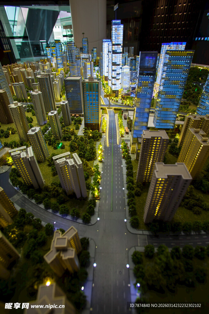 城市建筑模型景观