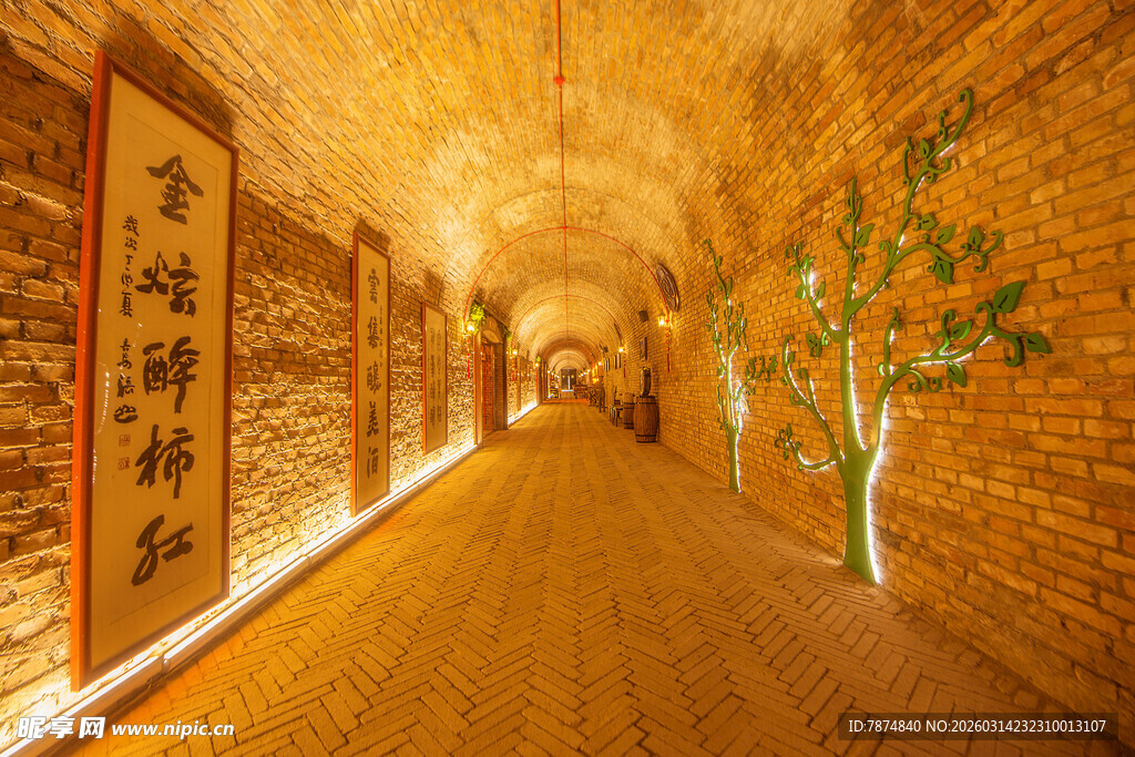 中式长廊文化展示空间