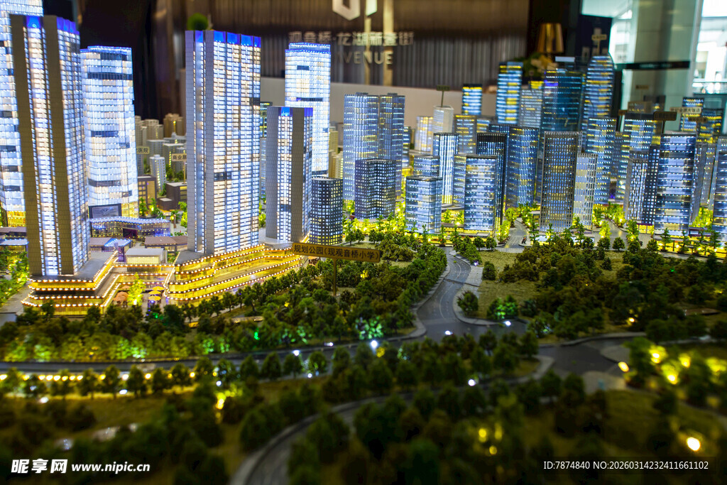 城市建筑模型景观展示