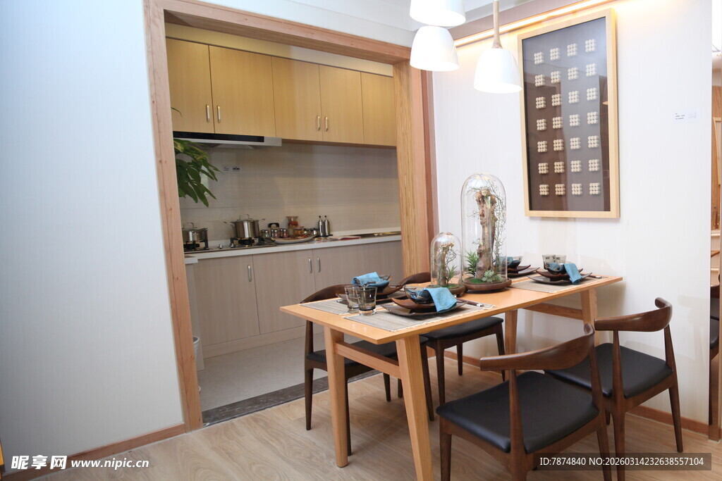 简约日式风温馨用餐空间