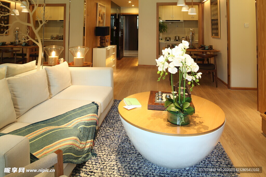 现代简约风温馨客厅一角